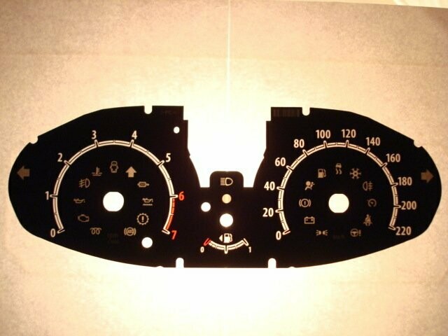 FIESTA PETROL KMH DIAL CONVERSION