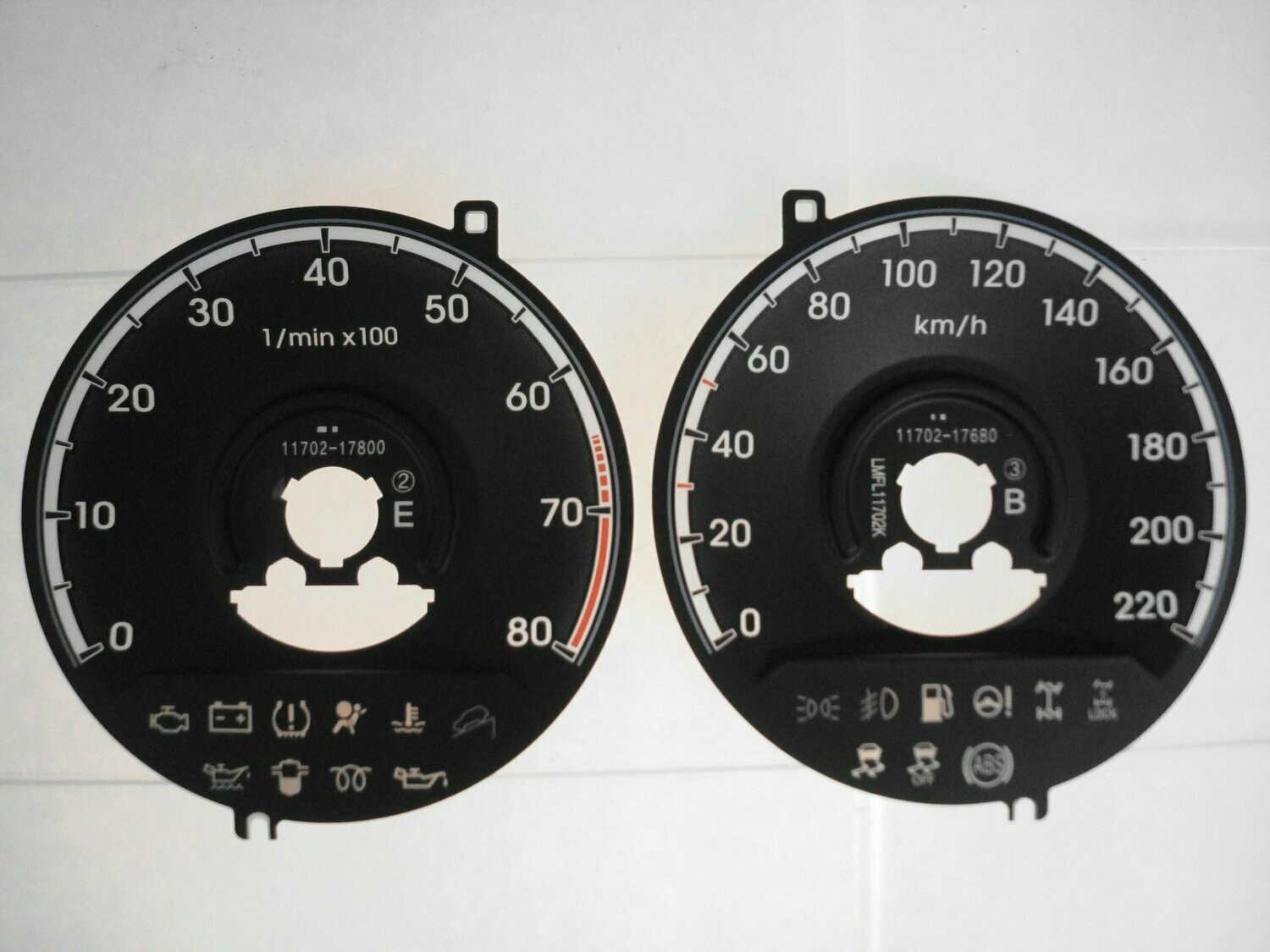 iX35 PETROL KMH DIAL CONVERSION