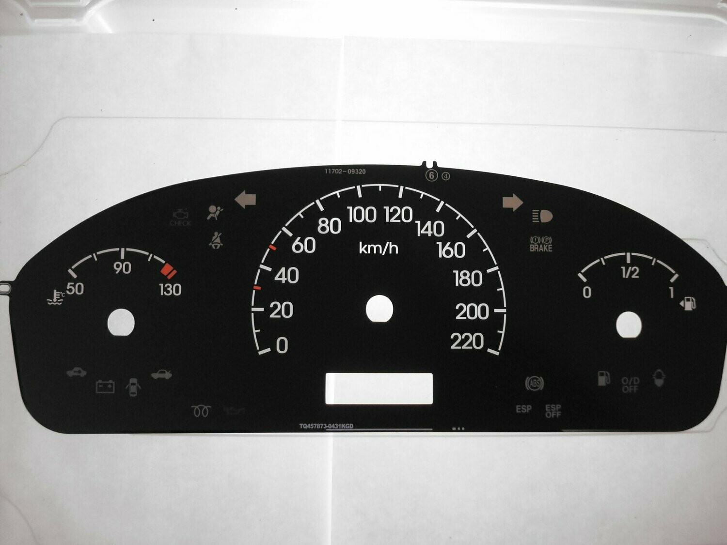 H1 / I-LOAD KMH DIAL CONVERSION