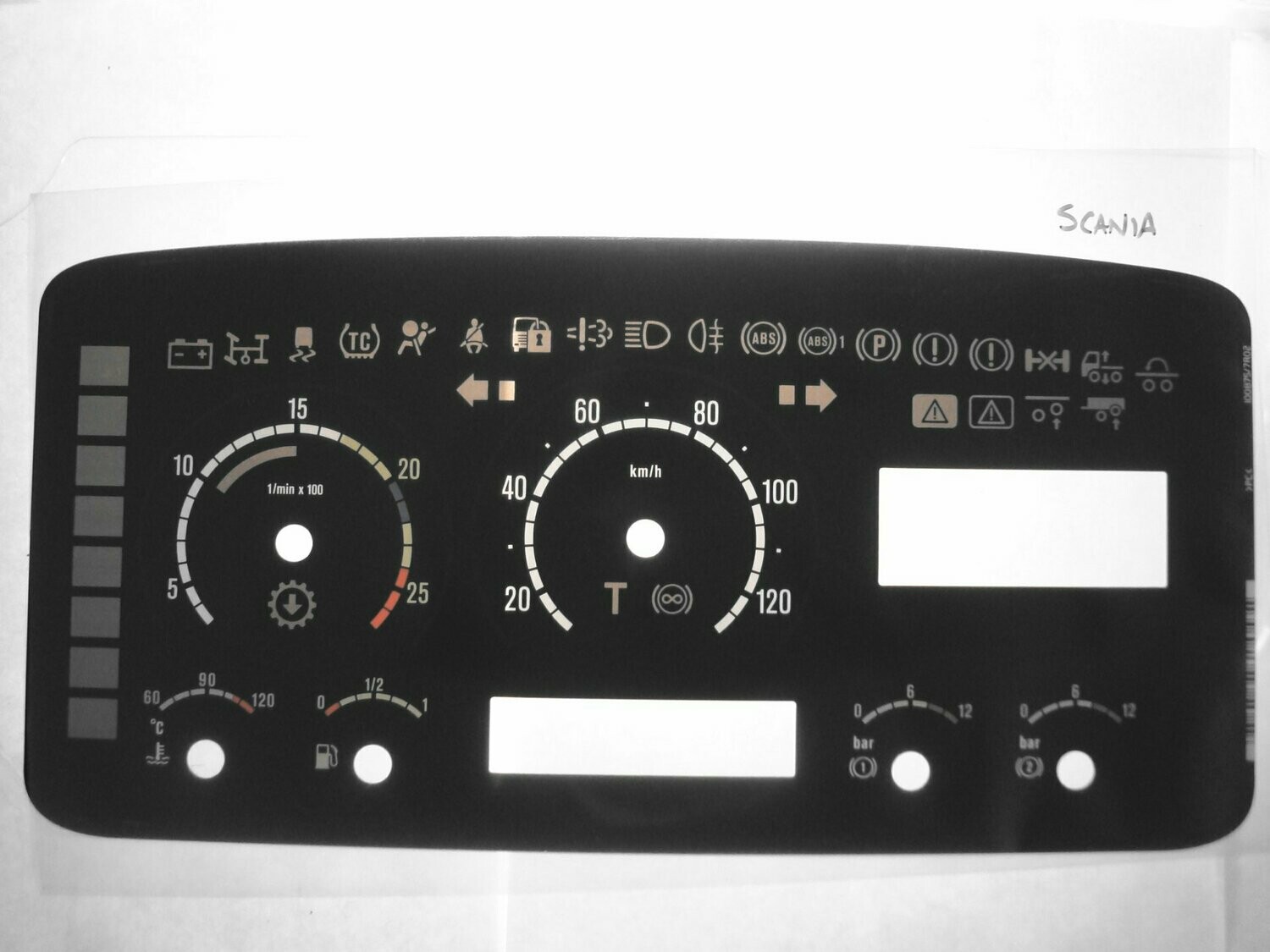 SCANIA KMH DIAL CONVERSION