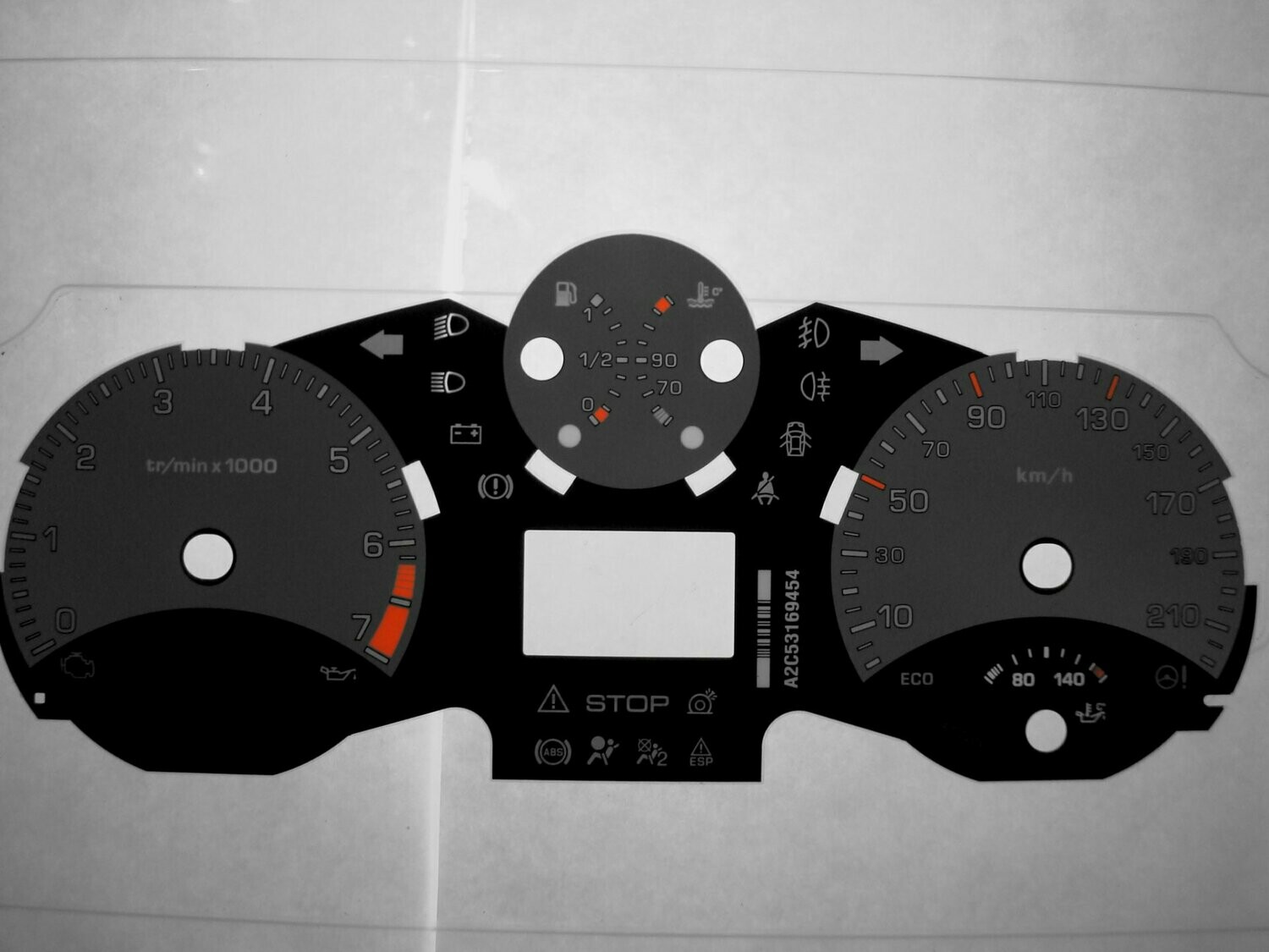 207 PETROL KMH DIAL CONVERSION