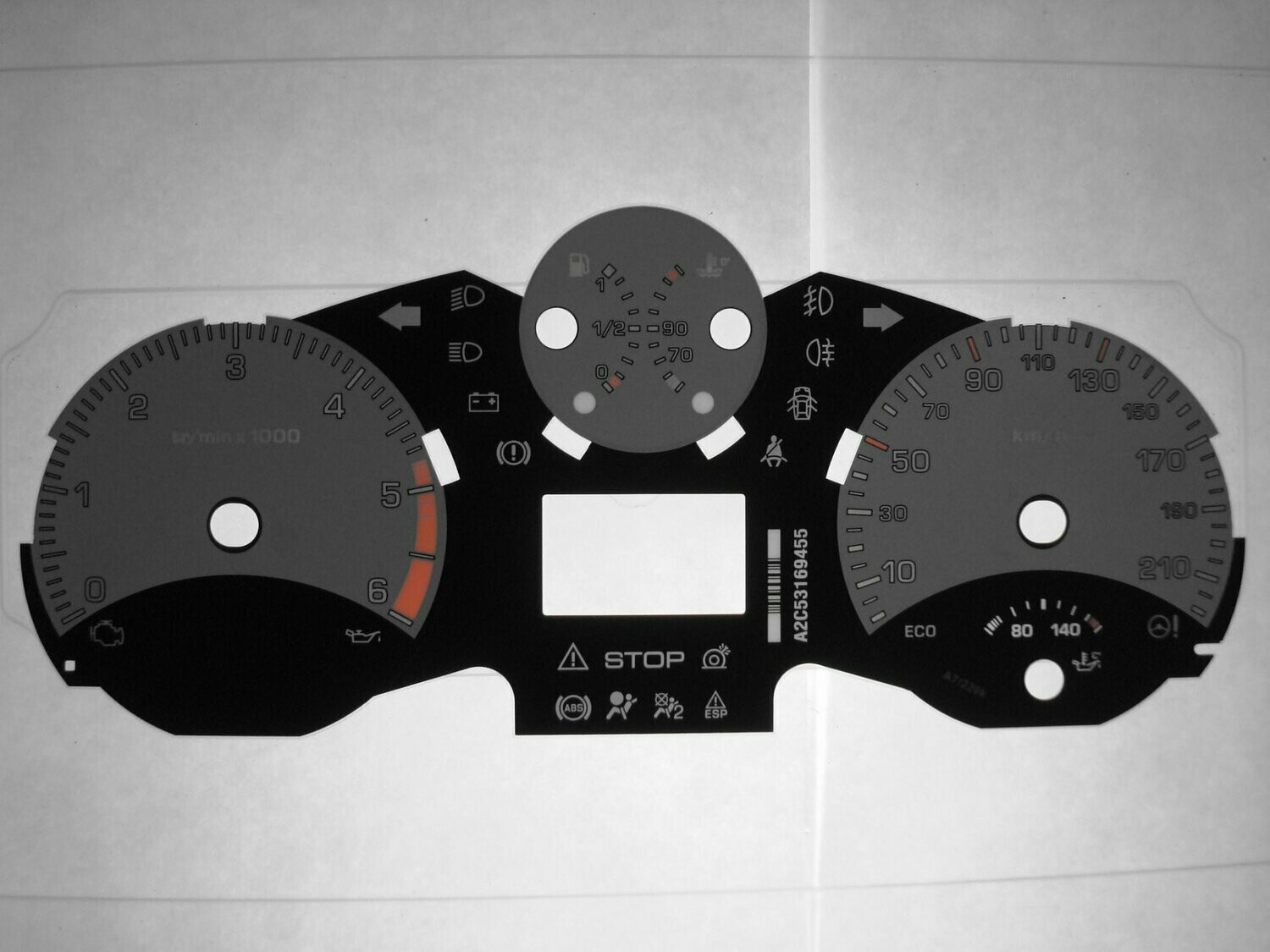 207 DIESEL KMH DIAL CONVERSION
