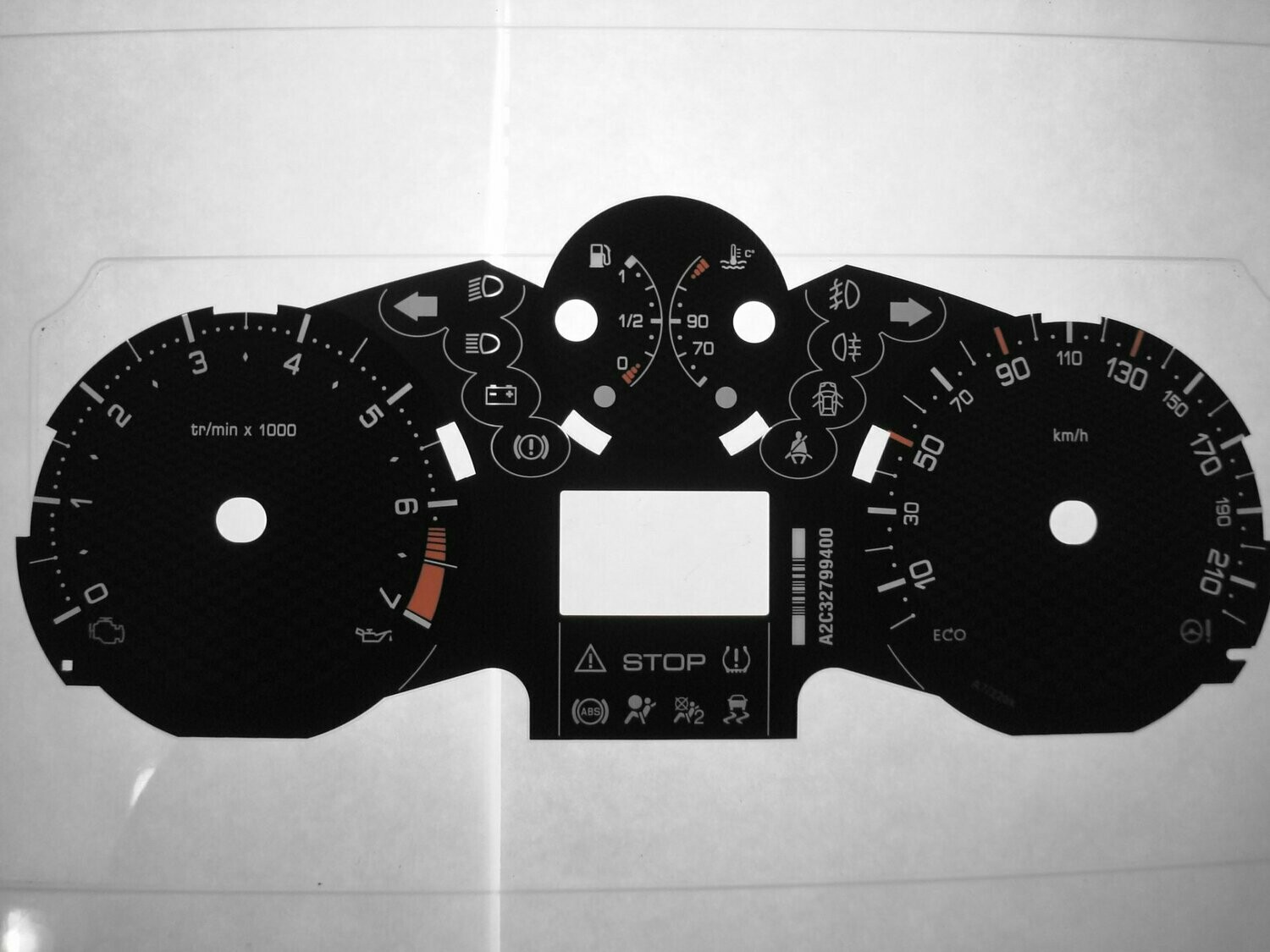 207 PETROL KMH DIAL CONVERSION
