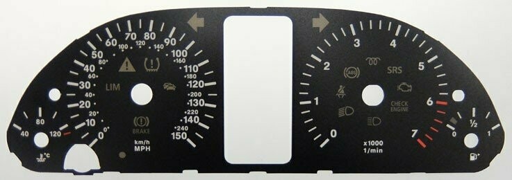 A/ B CLASS PETROL MPH DIAL CONVERSION