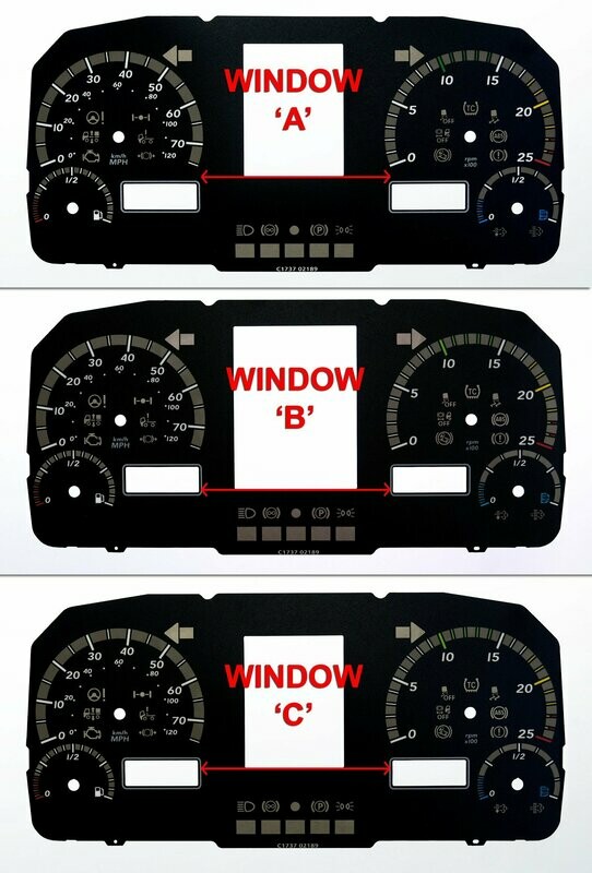 ACTROS / ANTOS MPH DIAL CONVERSION