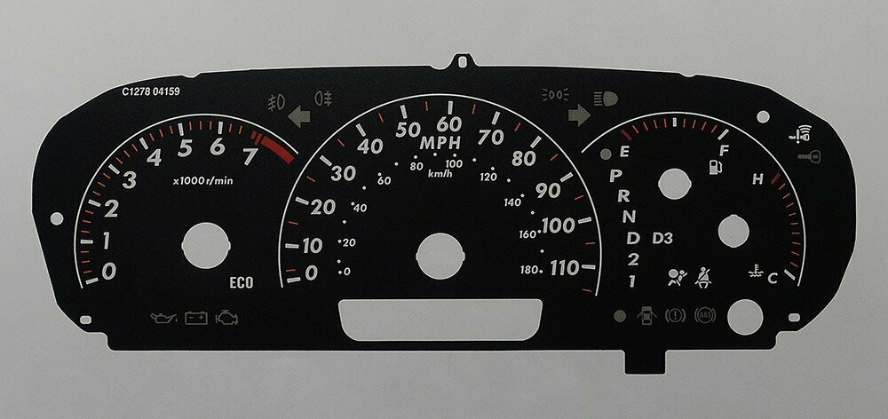FRV / EDIX MPH DIAL CONVERSION