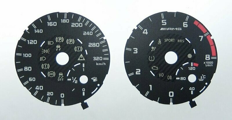CLA / GLA / GLE AMG KMH DIAL CONVERSION