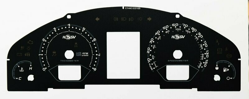 COMMODORE MPH DIAL CONVERSION