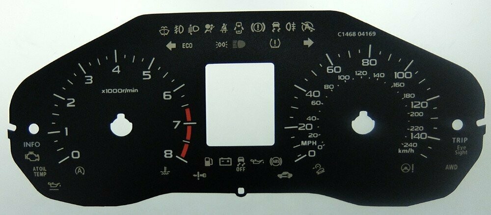 IMPREZA MPH DIAL CONVERSION