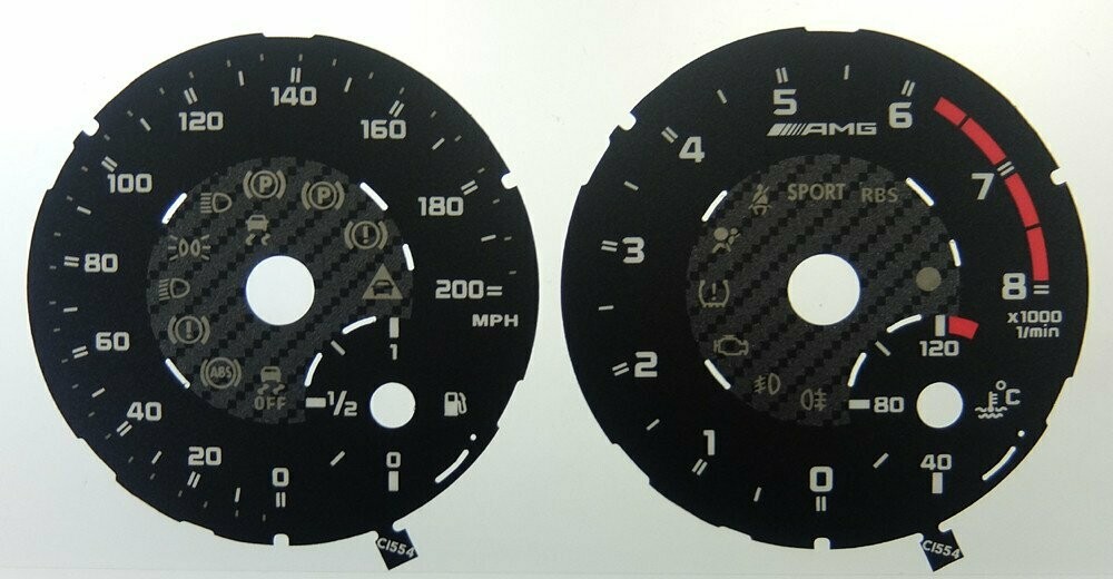 CLA / GLA / GLE AMG MPH DIAL CONVERSION
