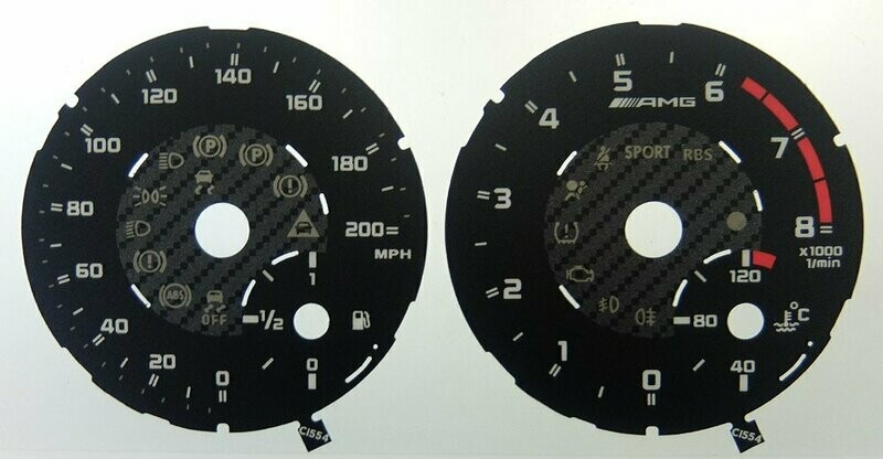 CLA / GLA / GLE AMG MPH DIAL CONVERSION