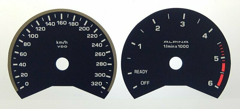 3 SERIES ALPINA KMH DIAL CONVERSION