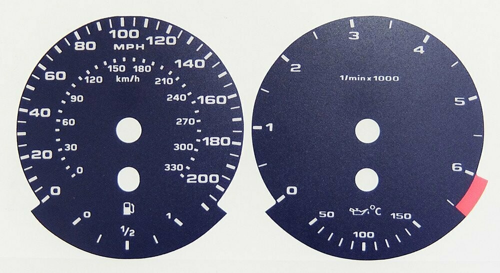 3/5/6 SERIES ALPINA MPH DIAL CONVERSION