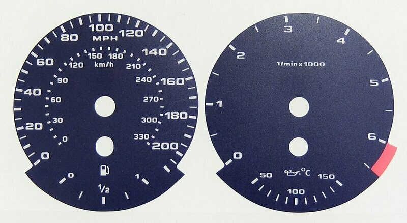 3/5/6 SERIES ALPINA MPH DIAL CONVERSION