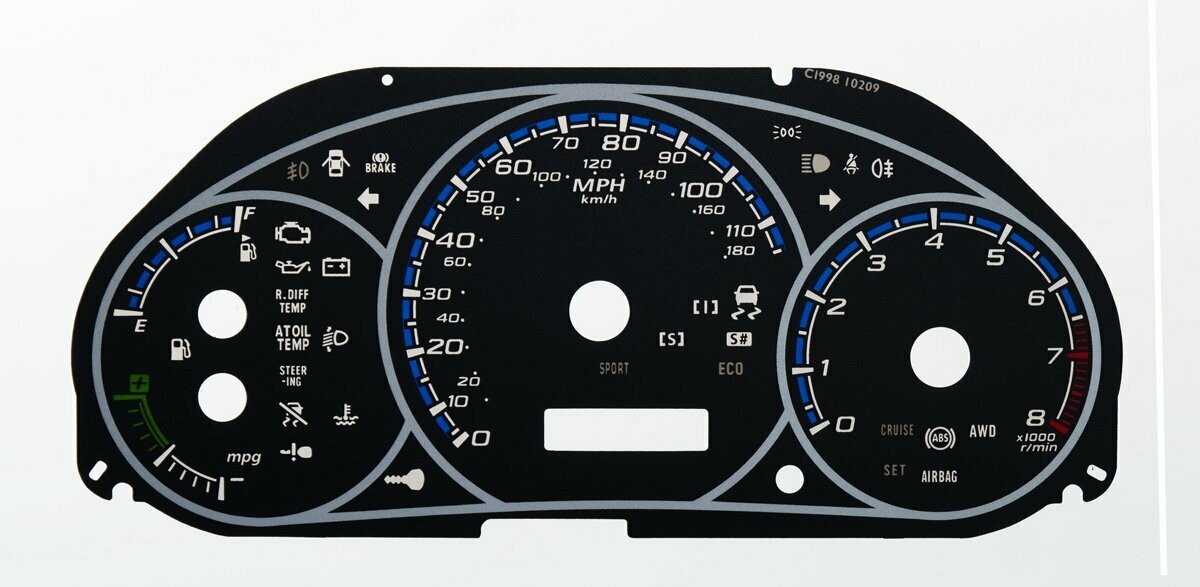 EXIGA MPH DIAL CONVERSION