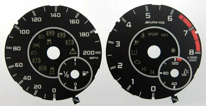 CLA / GLA / GLE AMG MPH DIAL CONVERSION