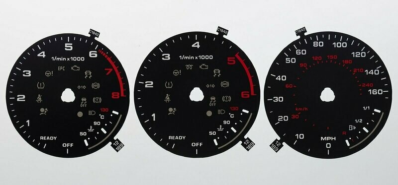 A3 / Q2 MPH DIAL CONVERSION KIT