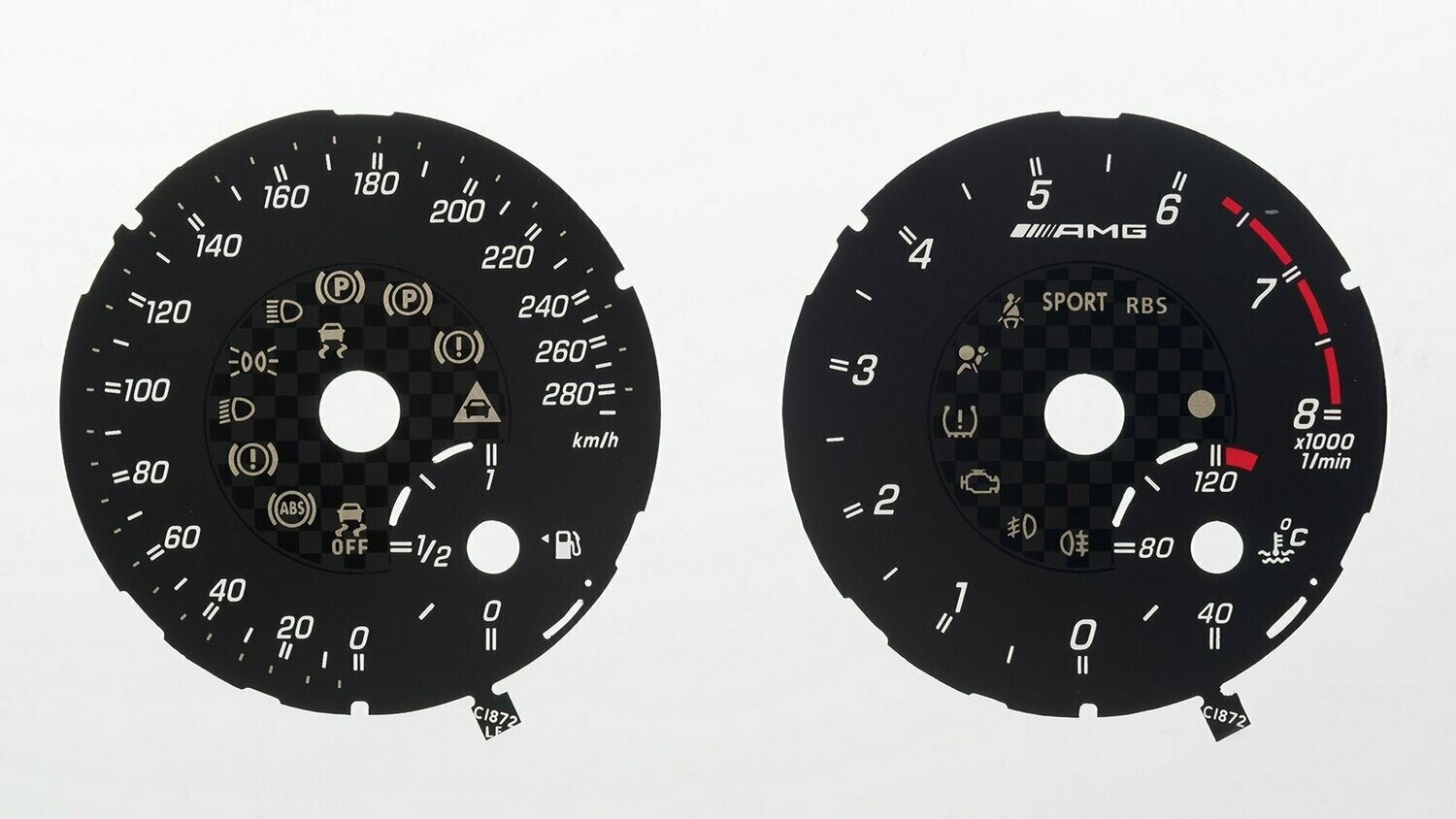 CLA / GLA / GLE AMG KMH DIAL CONVERSION