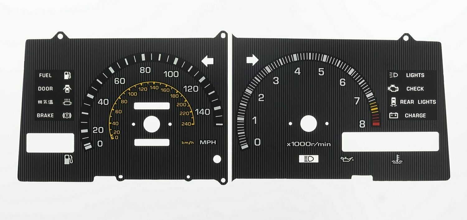 COROLLA AE86 MPH DIAL CONVERSION