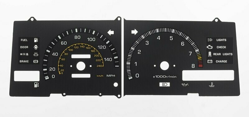 COROLLA AE86 MPH DIAL CONVERSION