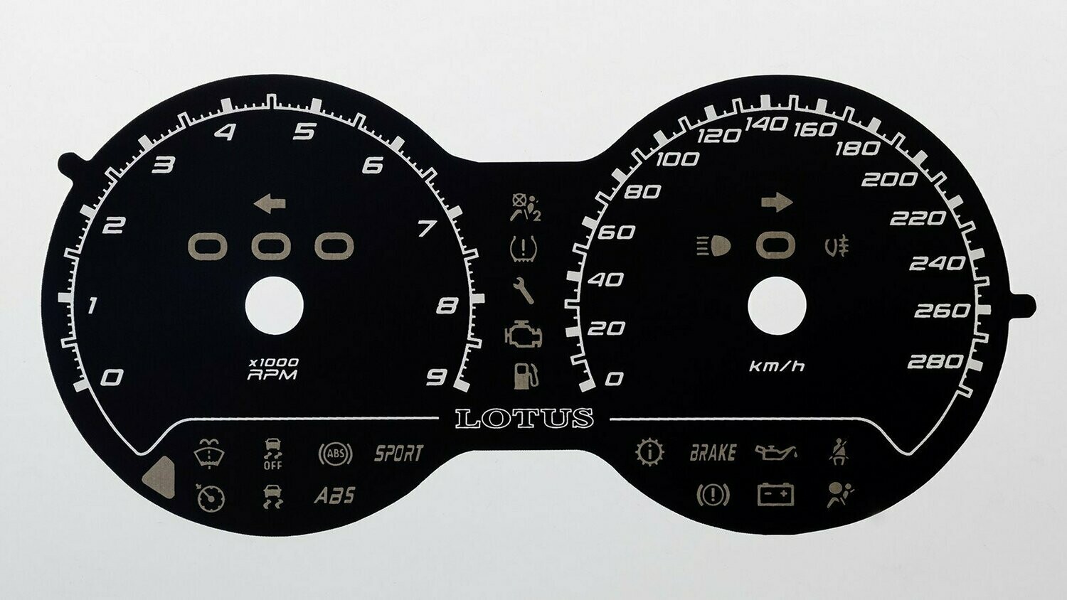 EVORA KMH DIAL CONVERSION