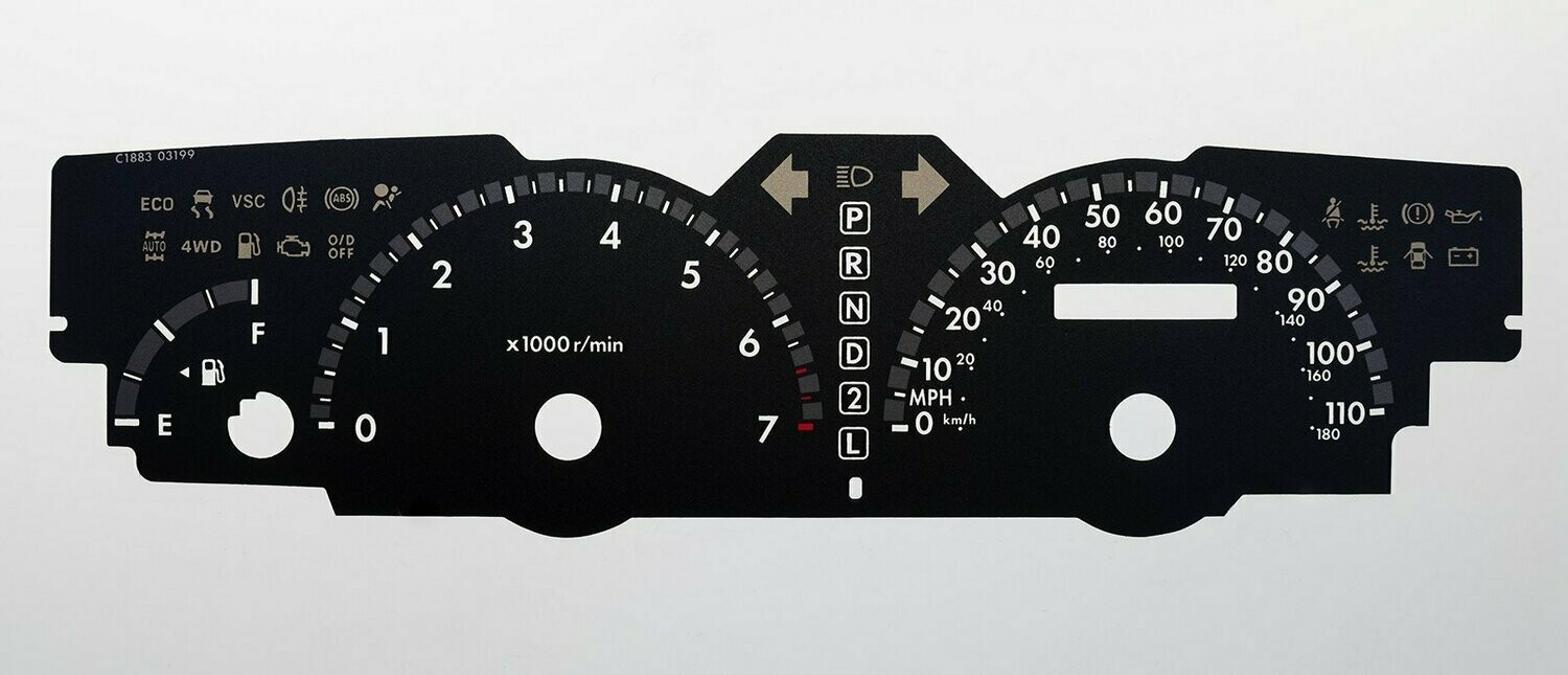 NOAH / VOXY MPH DIAL CONVERSION