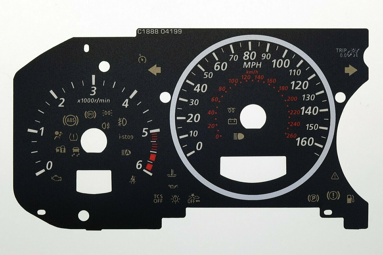 6 / CX-5 DIESEL MPH DIAL CONVERSION