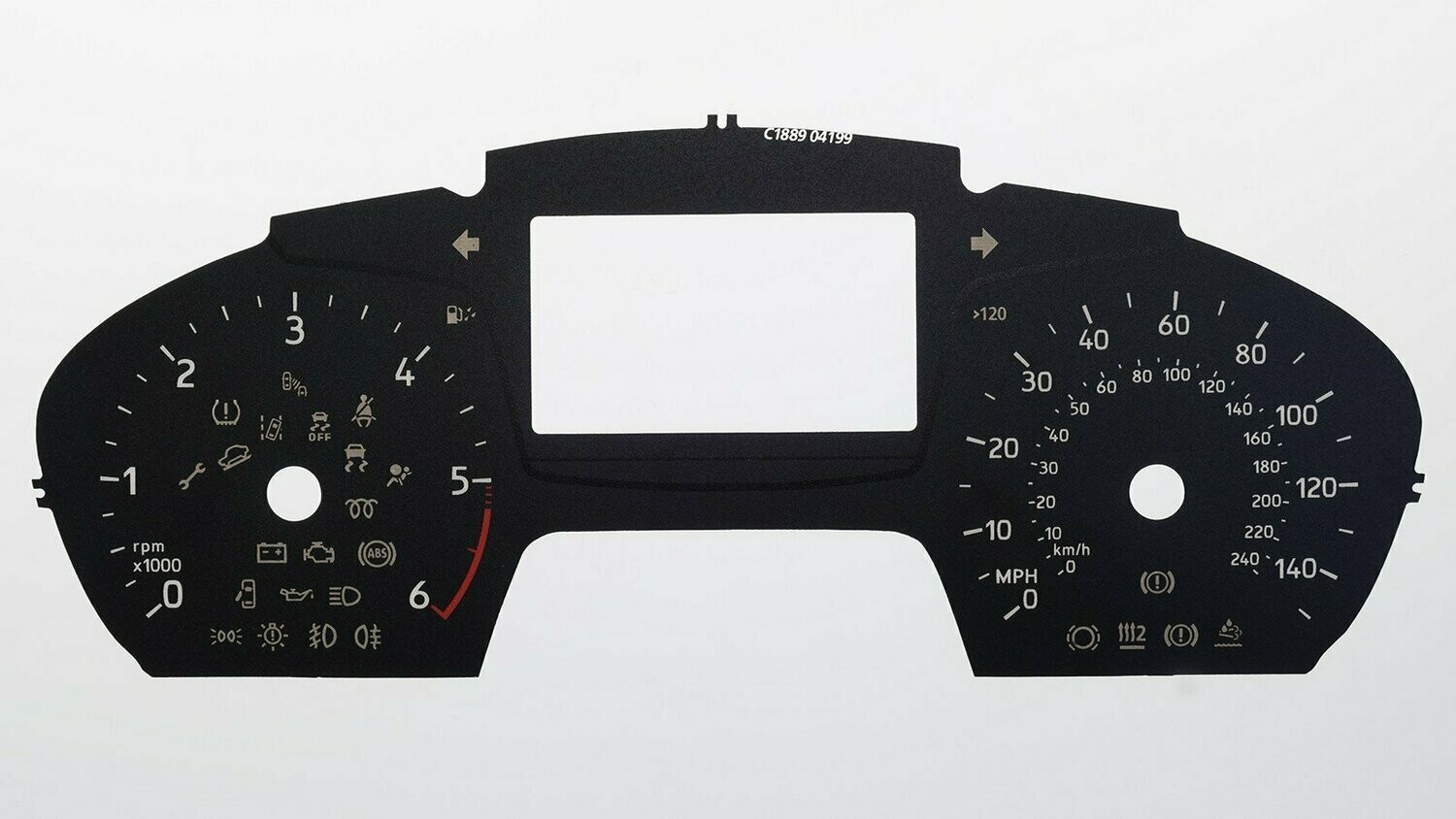 FOCUS / FIESTA DIESEL MPH DIAL CONVERSION