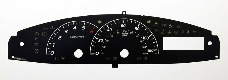 VITZ / YARIS MPH DIAL CONVERSION