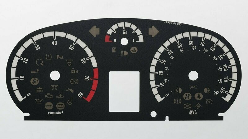 CORSA PETROL MPH DIAL CONVERSION