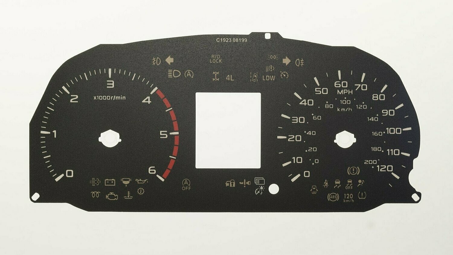 L200 / PAJERO SPORT MPH DIAL CONVERSION