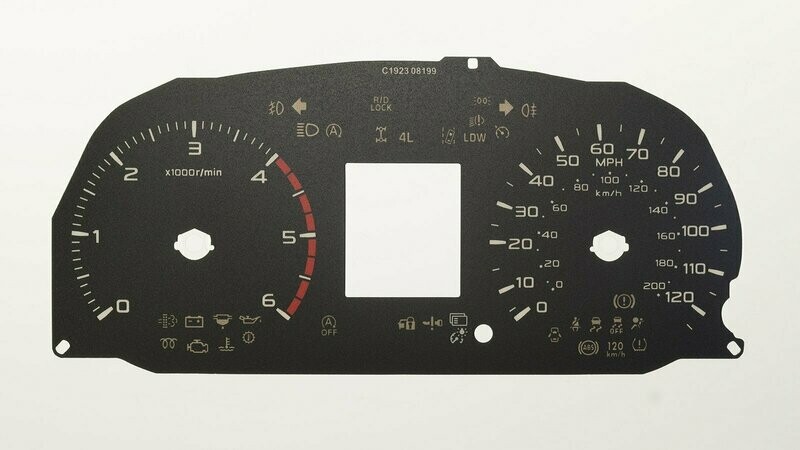 L200 / PAJERO SPORT MPH DIAL CONVERSION