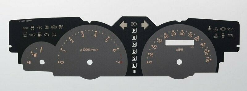 NOAH / VOXY MPH DIAL CONVERSION
