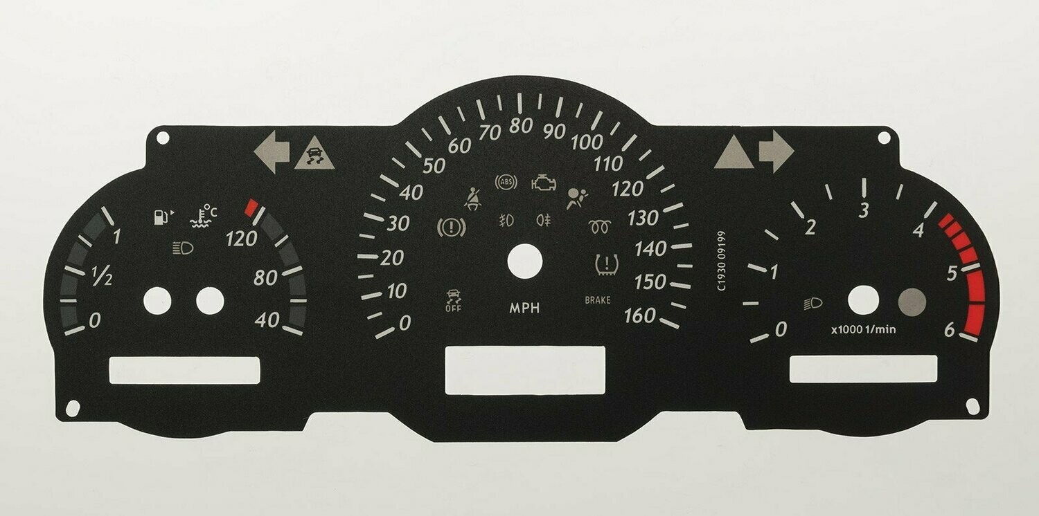 C-CLASS DIESEL MPH DIAL CONVERSION