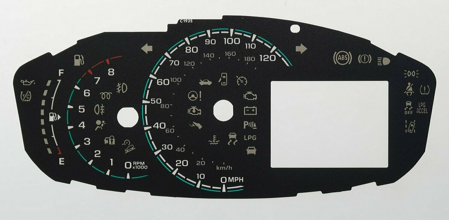 SPARK MPH DIAL CONVERSION