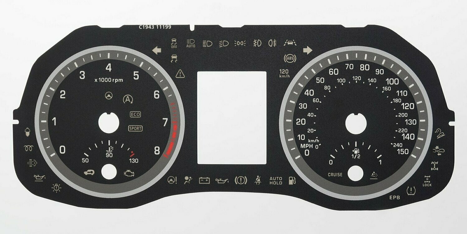 TUCSON PETROL MPH DIAL CONVERSION