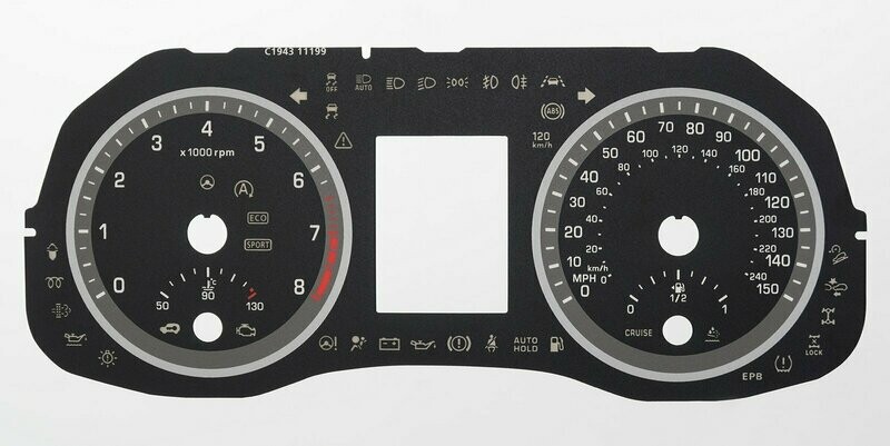 TUCSON PETROL MPH DIAL CONVERSION