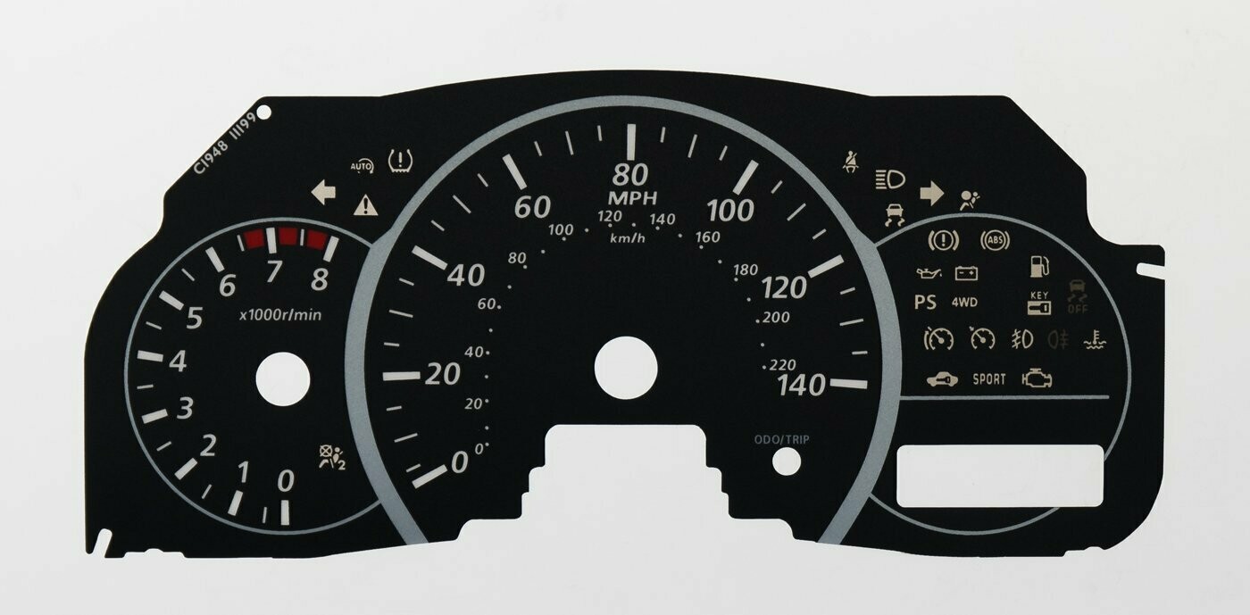 MICRA / MARCH MPH DIAL CONVERSION