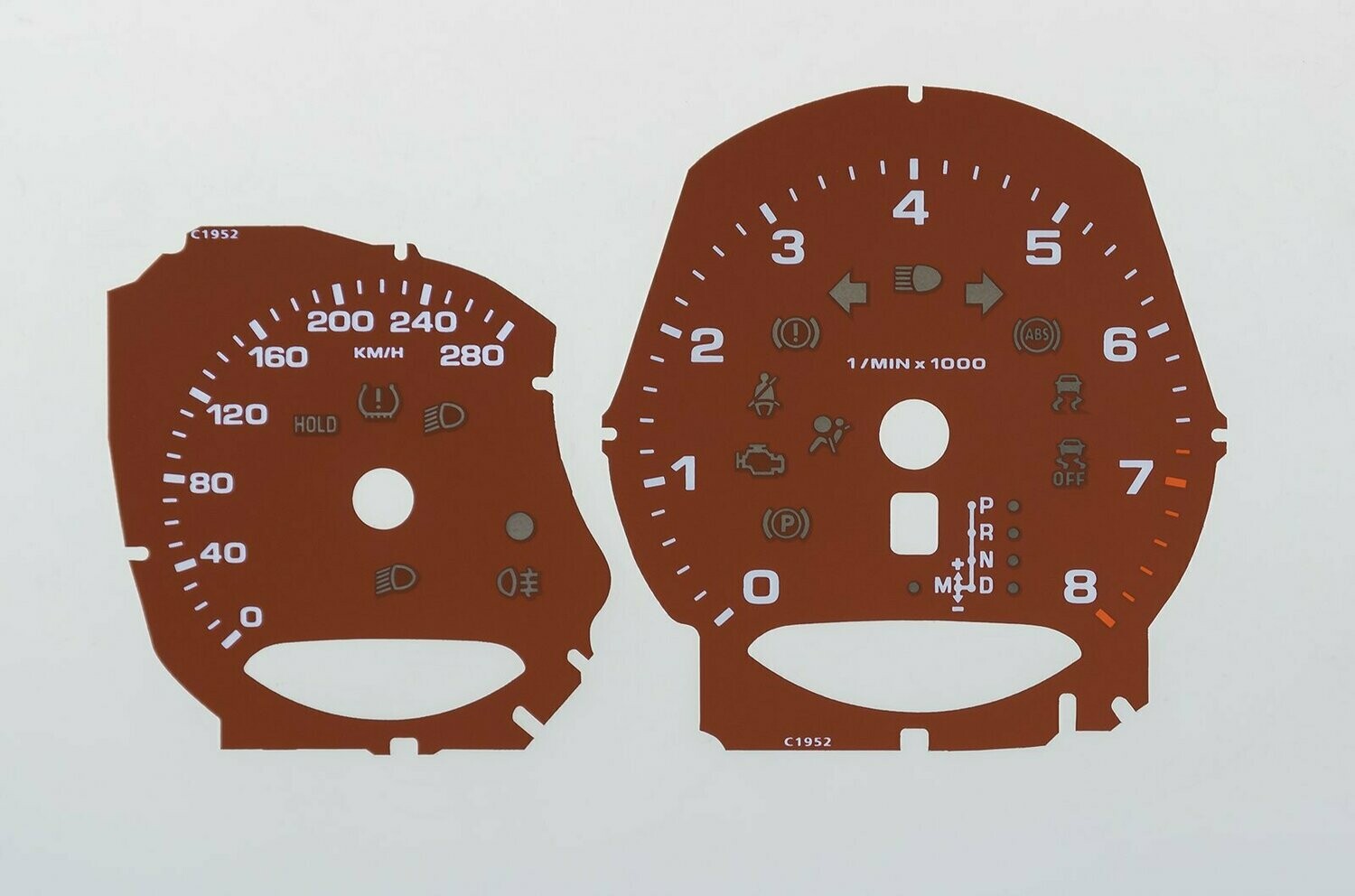 MACAN / PANAMERA / CAYENNE KMH DIAL CONVERSION