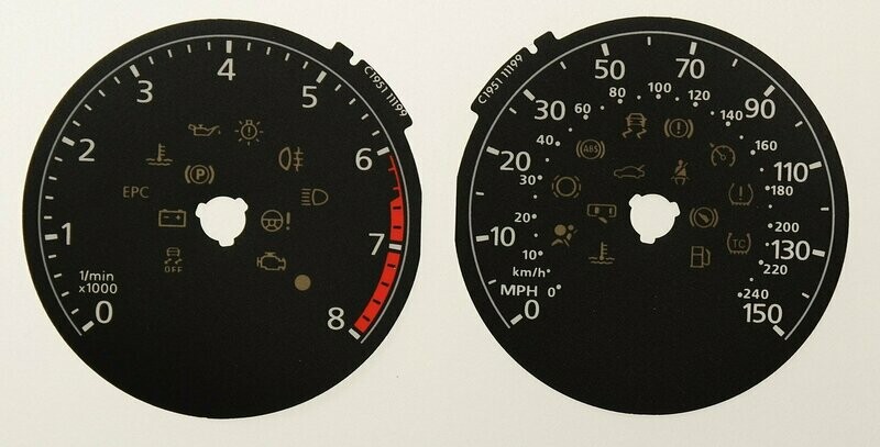 POLO PETROL MPH DIAL CONVERSION