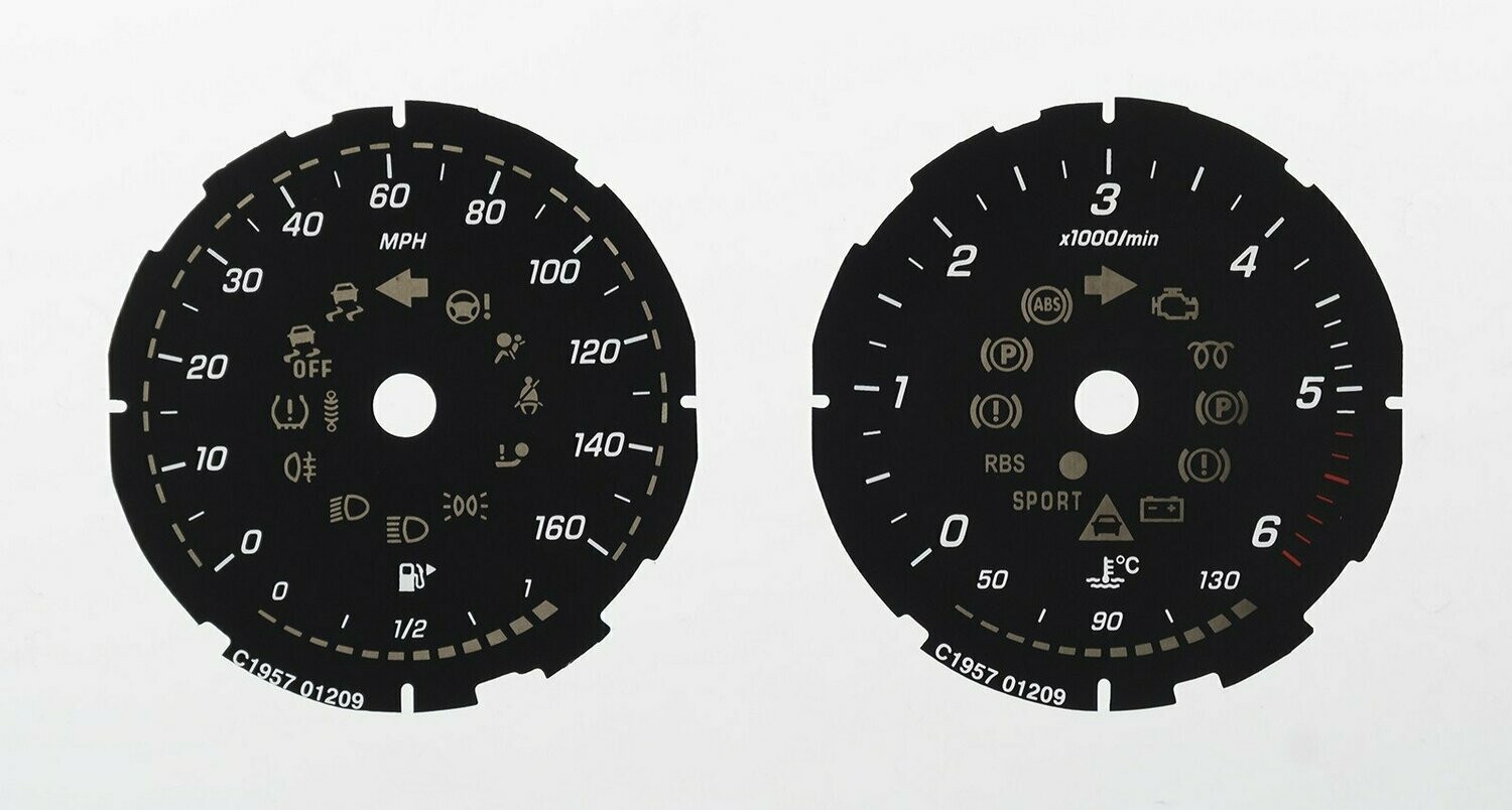 E-CLASS MPH DIAL CONVERSION