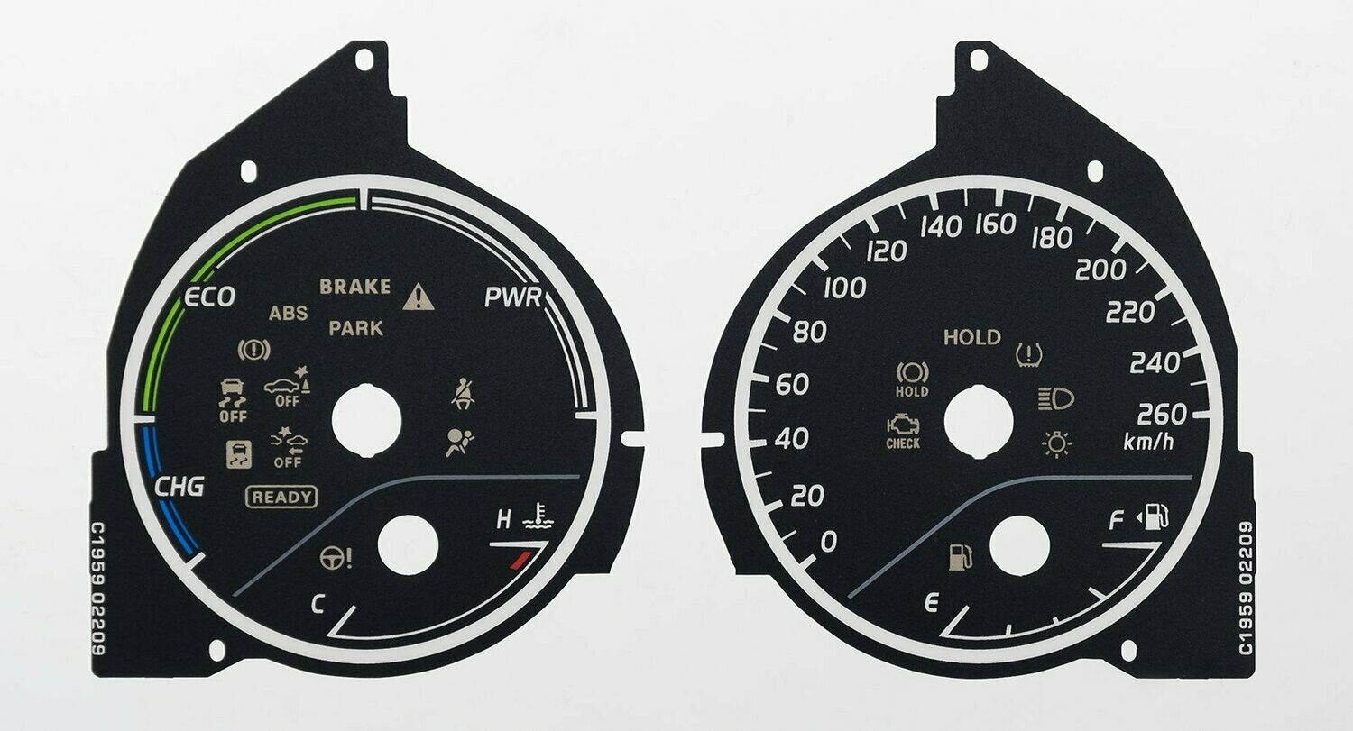 CAMRY HYBRID KMH DIAL CONVERSION