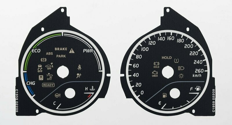CAMRY HYBRID KMH DIAL CONVERSION