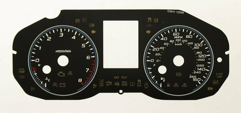 LEVORG MPH DIAL CONVERSION