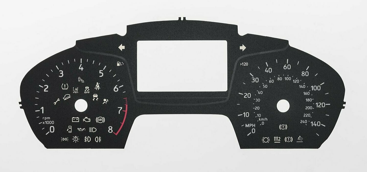 FOCUS PETROL MPH DIAL CONVERSION