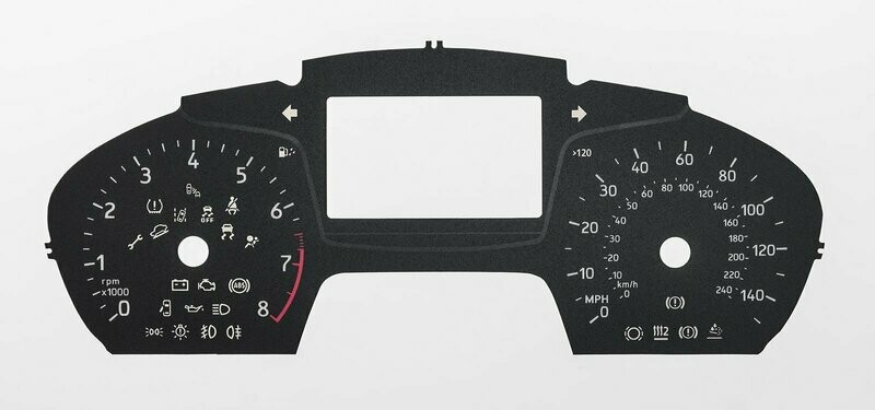 FOCUS PETROL MPH DIAL CONVERSION