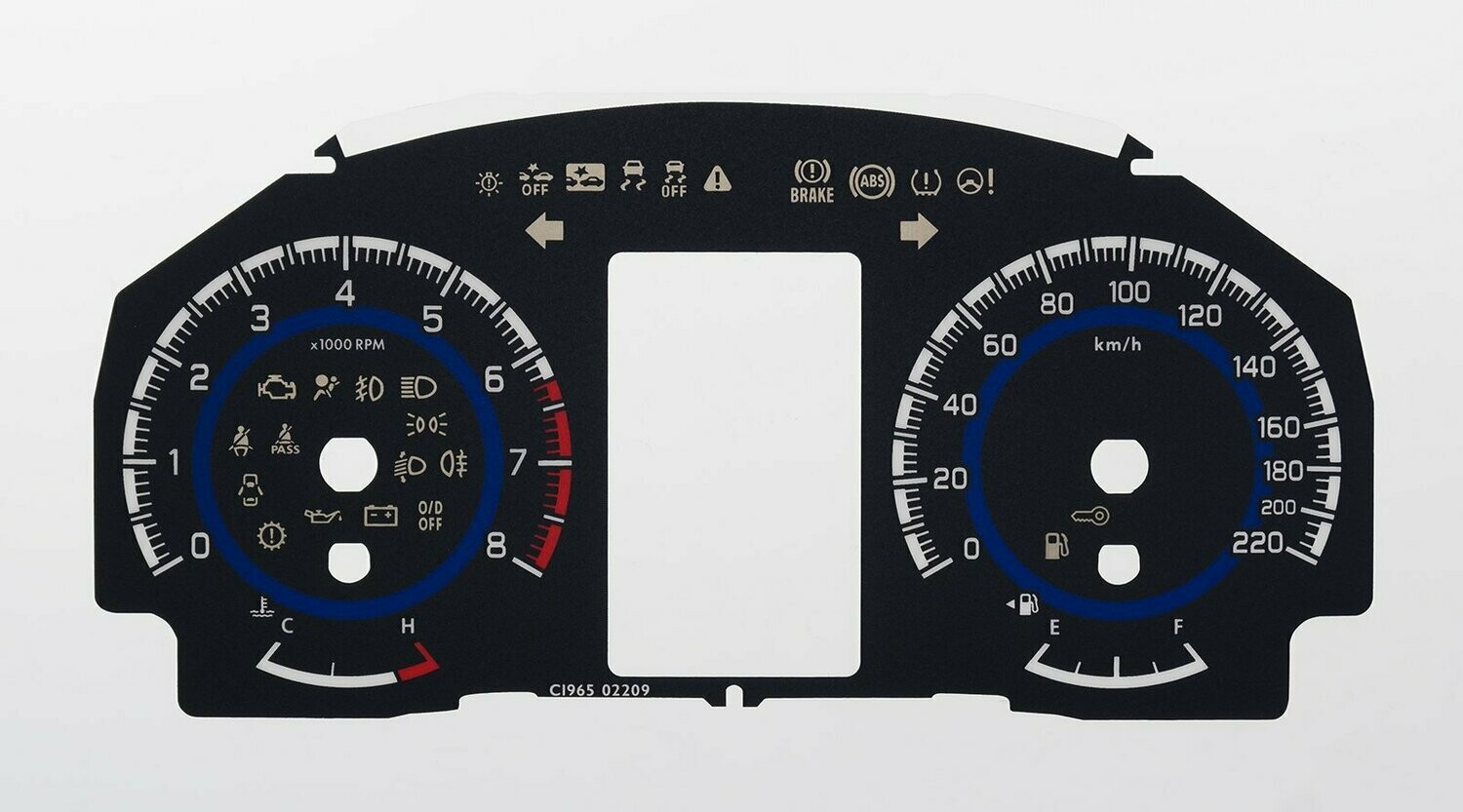 BALENO KMH DIAL CONVERSION