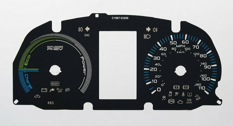 OUTLANDER PHEV MPH DIAL CONVERSION
