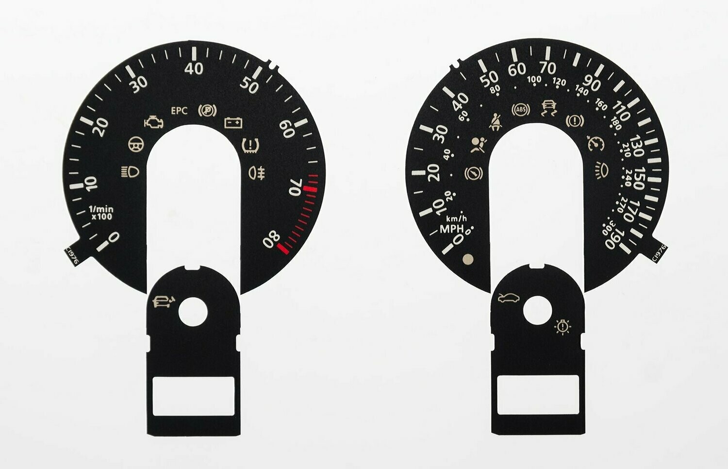 PASSAT R36 MPH DIAL CONVERSION