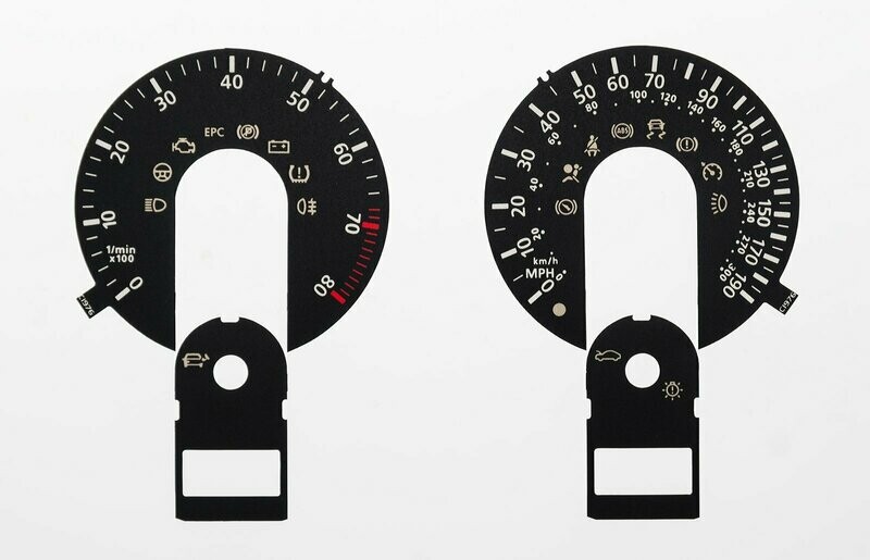 PASSAT R36 MPH DIAL CONVERSION